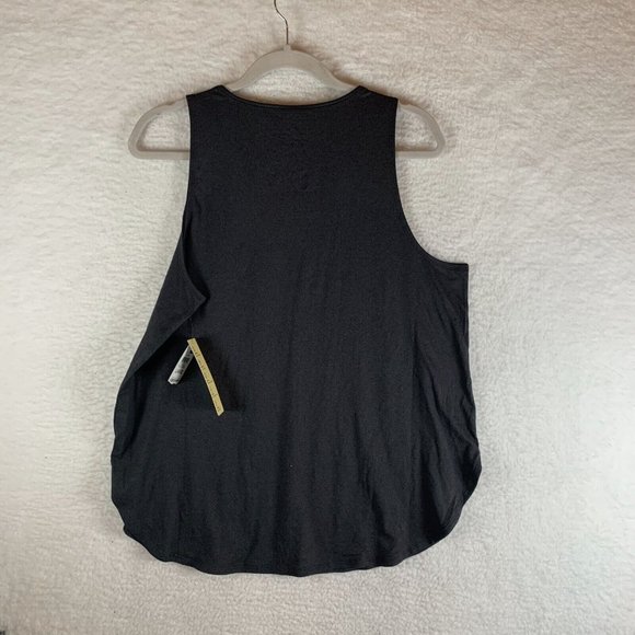 Ideology Tank‎ Top Women's Large Black Charcoal Stretch Round Neck Pullover 7710 - Picture 2 of 8